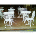 hebei factory iron table and chair set